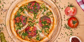Pizza's vlees